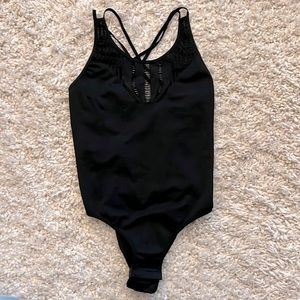 Cutout Neckline Bodysuit